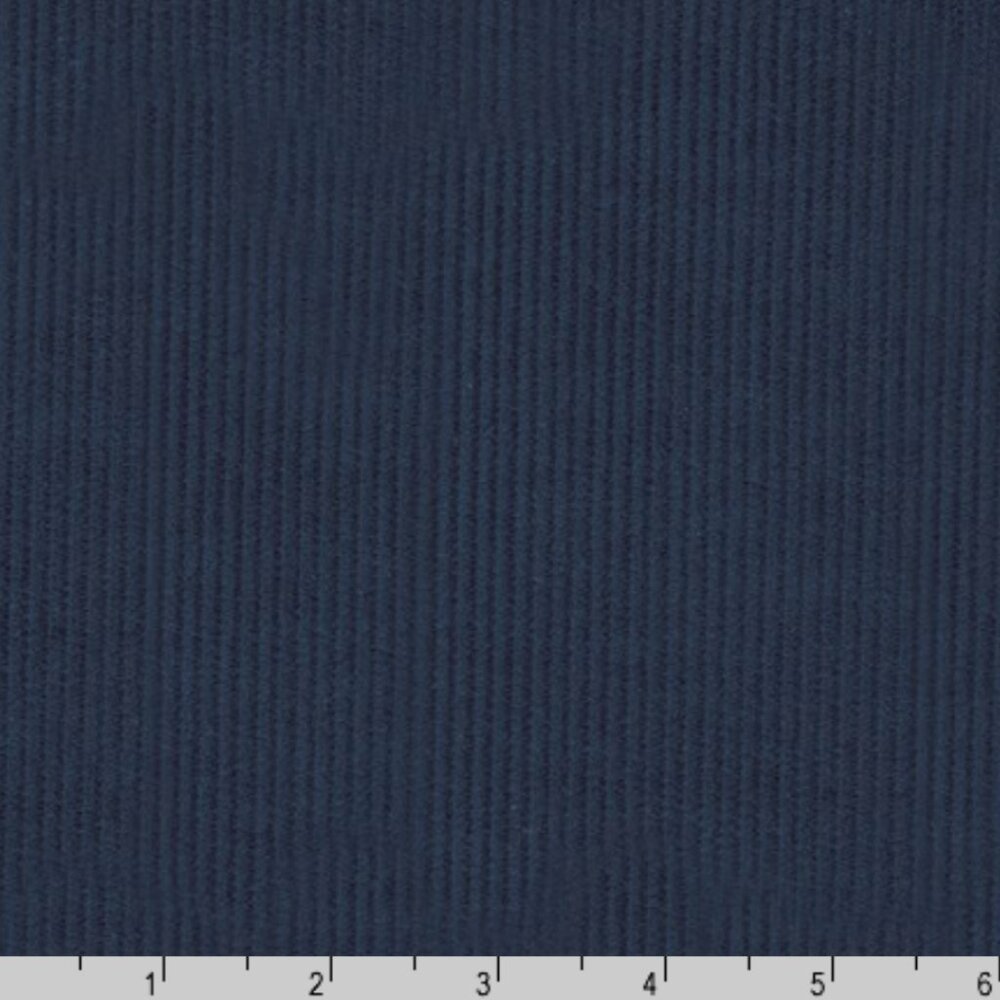 Robert Kaufman 8 Wale Corduroy Navy Blue - 1 Metre